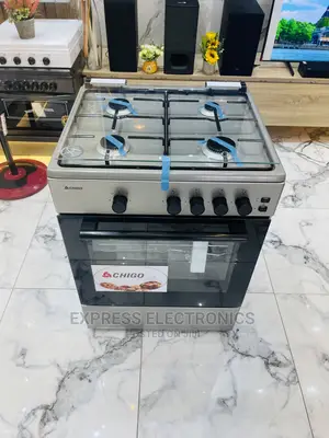 Tempered Glass Lid Gas Cooker Oven Chigo 4burner Stove