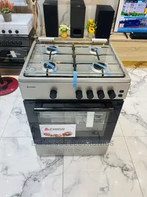 Top Glass Lid Oven Grill Cooker Chigo 4burner