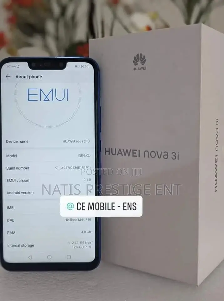 New Huawei Nova 3i 128 GB Black