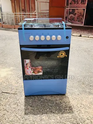 Blue Volcano 4 Gas Burner, Oven and Griil, Inbuilt 50x50