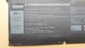 Original Dell 69kf2 86wh Battery for Dell Alienware M15 R3