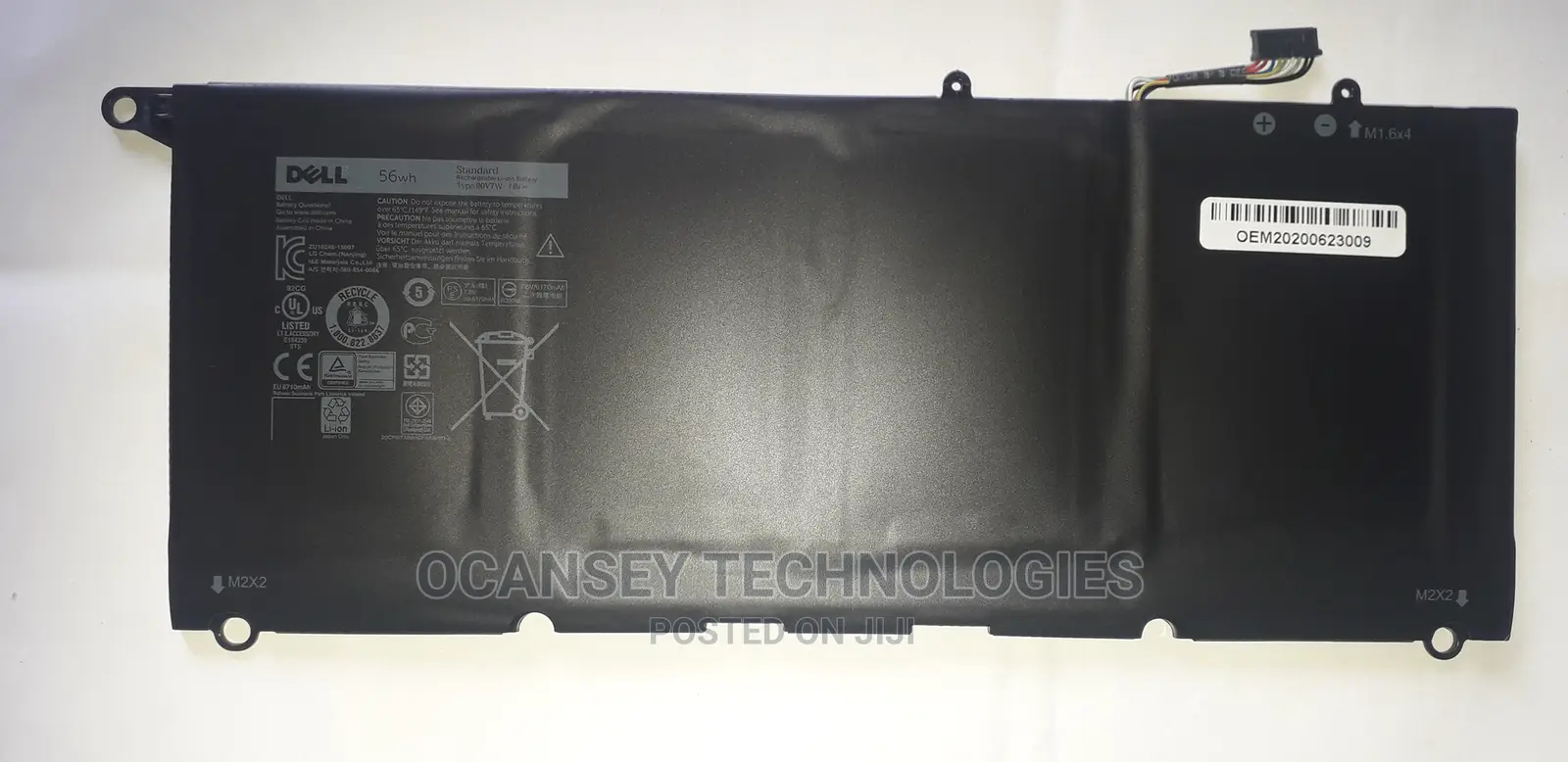 Original Dell 90V7W Battery for Dell XPS 13 9350 XPS13-9350
