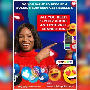 Become a RESELLER of Social Media Services [Thinkapples.Com]