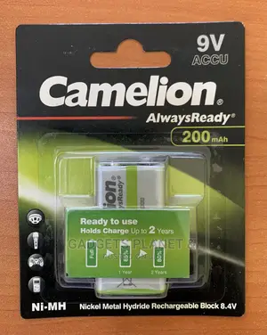 Camelion Rechargeable Battery - 9V