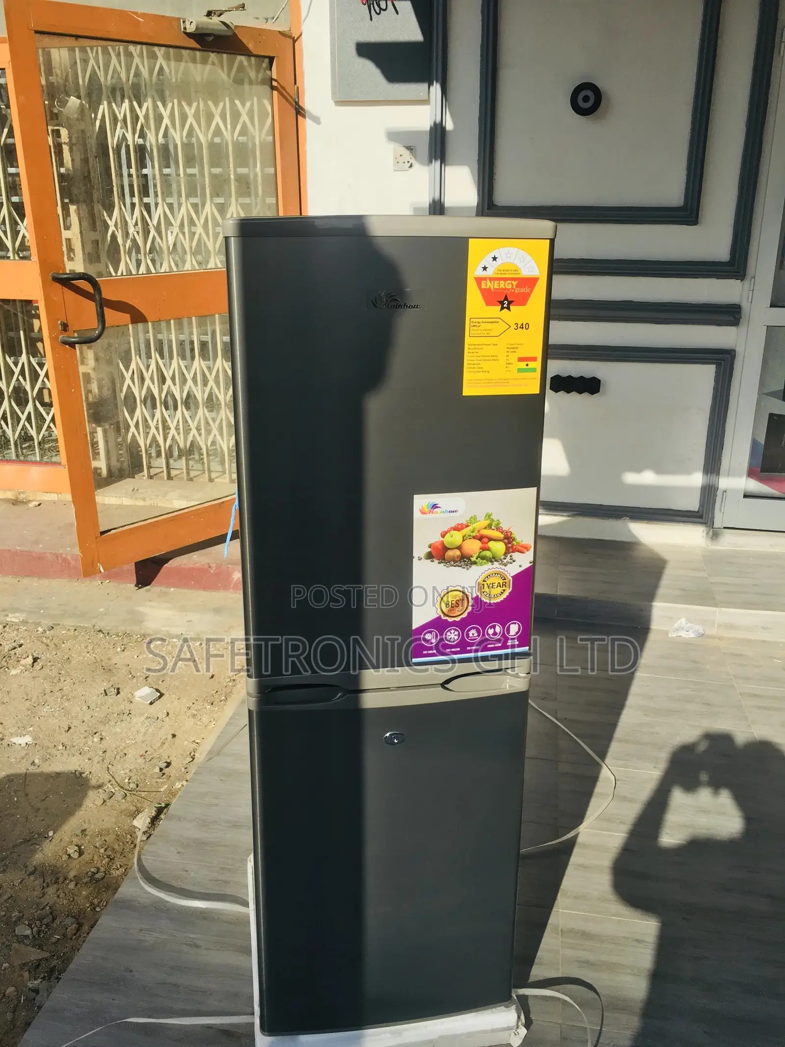 Fast Cooling Rainbow RF-271IX (166 Liters) Fridge