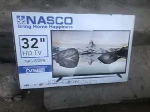 Nasco NAS-H32FB Digital Satellite LED TV 32inches Black