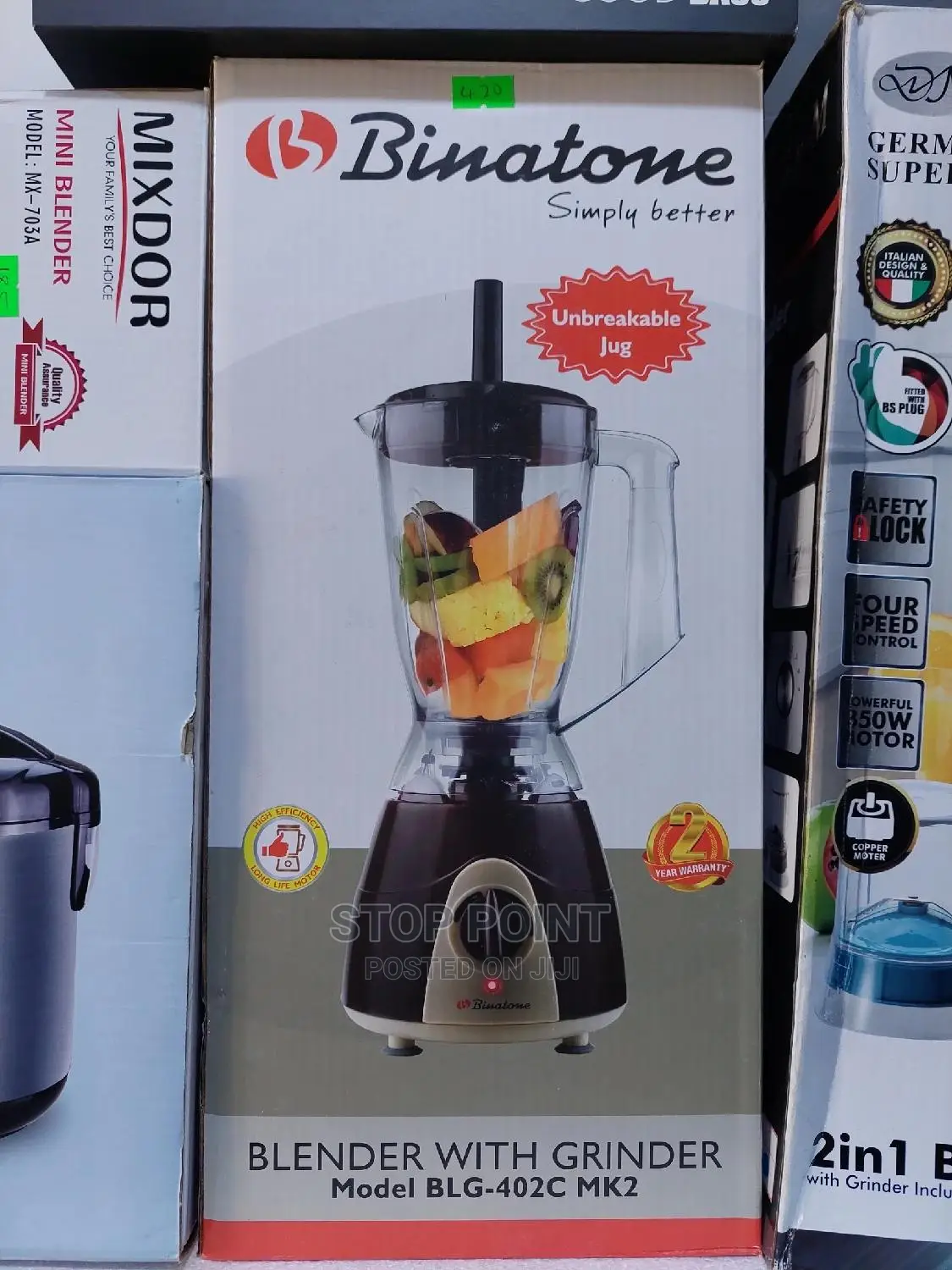 Binatone Blender With Grinder and Smoothie Maker