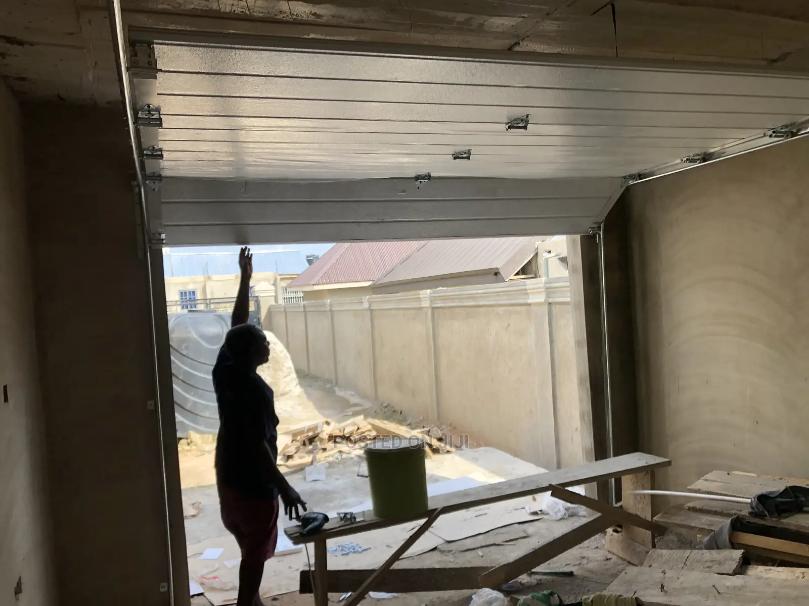 Automatic Garage Door Single Door
