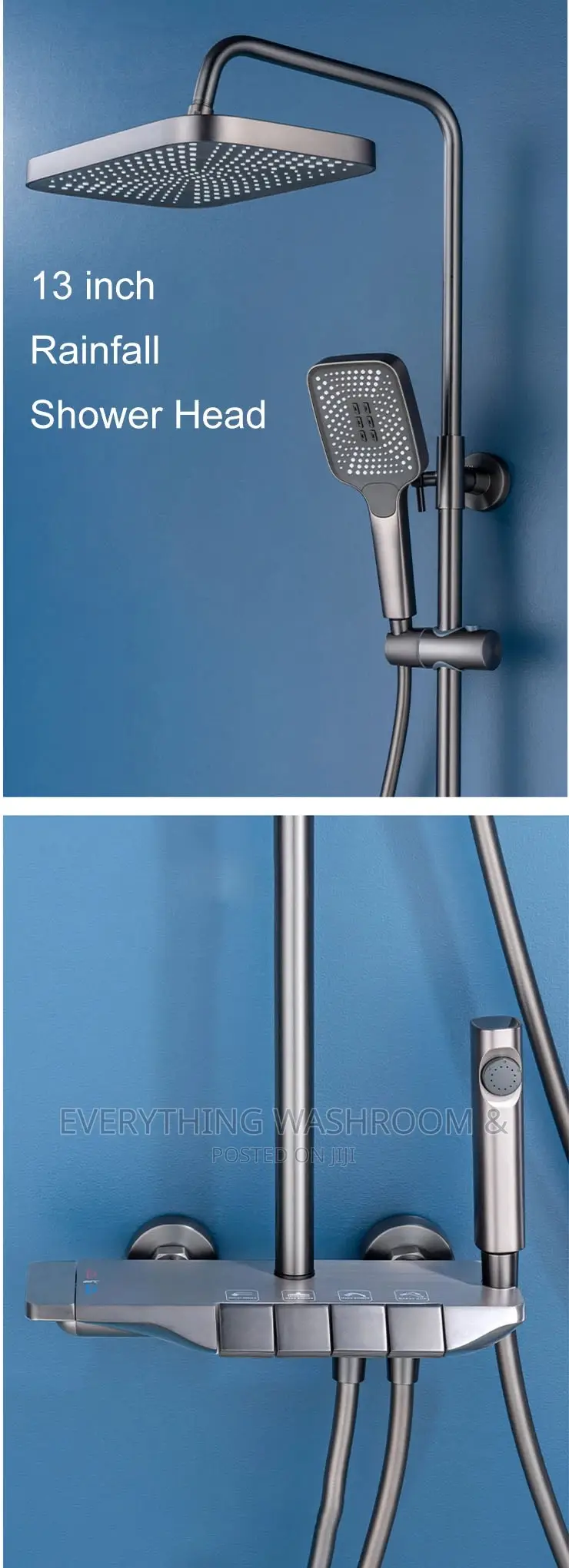 Piano Shower_4 in 1 Piano Shower_overhead Shower Complete