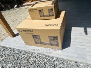 Sleek Black Wooden Like LG CL98 XBOOM 3500W Bluetooth Music