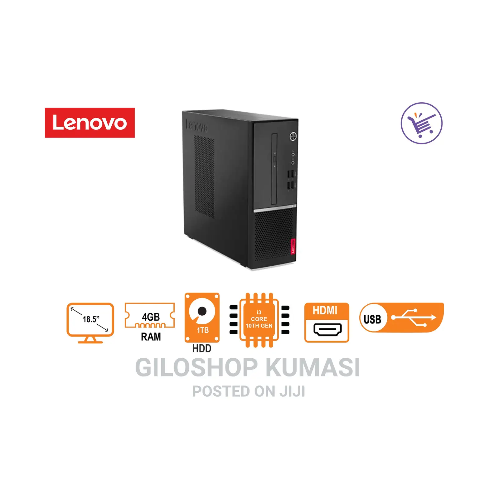 New Desktop Computer HP 4GB Intel Core I3 HDD 1T