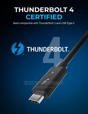 Thunderbolt 4 Cable Certified 240 Watt Pd At 60hz 40gbps