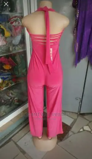 Ladies Pink Jumpsuit