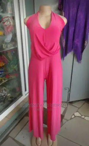 Ladies Pink Jumpsuit