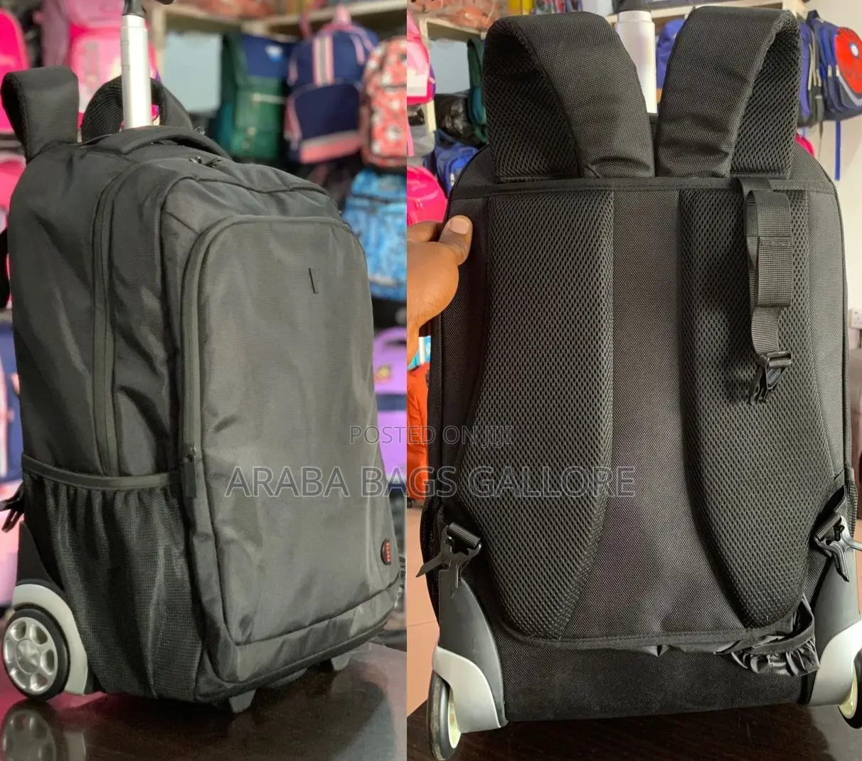 Quality 20-Inch Trolley Traveling Backpack
