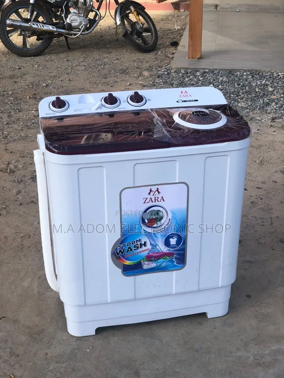 Get Super Zara 7kg Top Loading Semi-Automatic Washing Machin