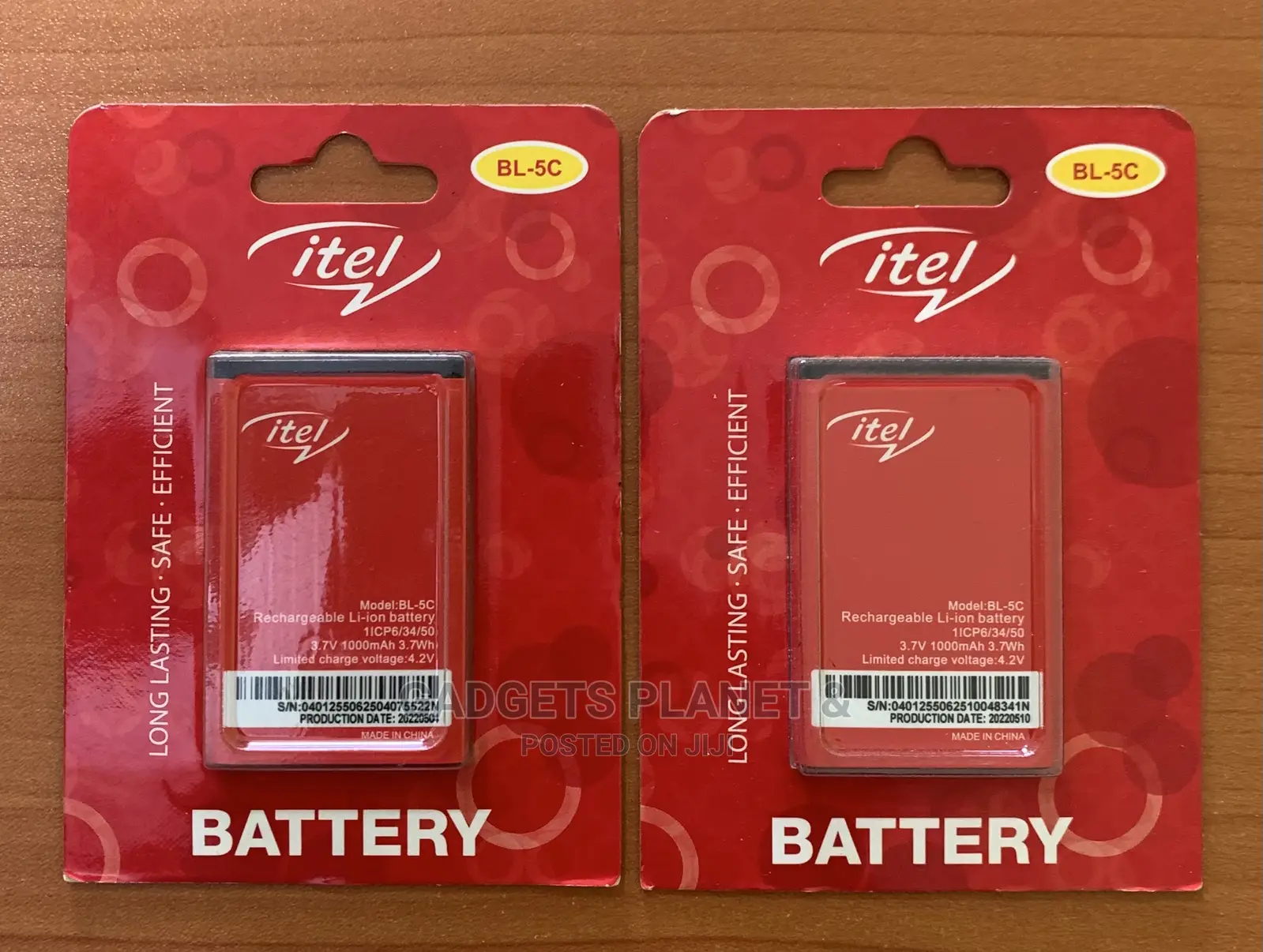 Itel Replacement Rechargeable Battery - 1000mah