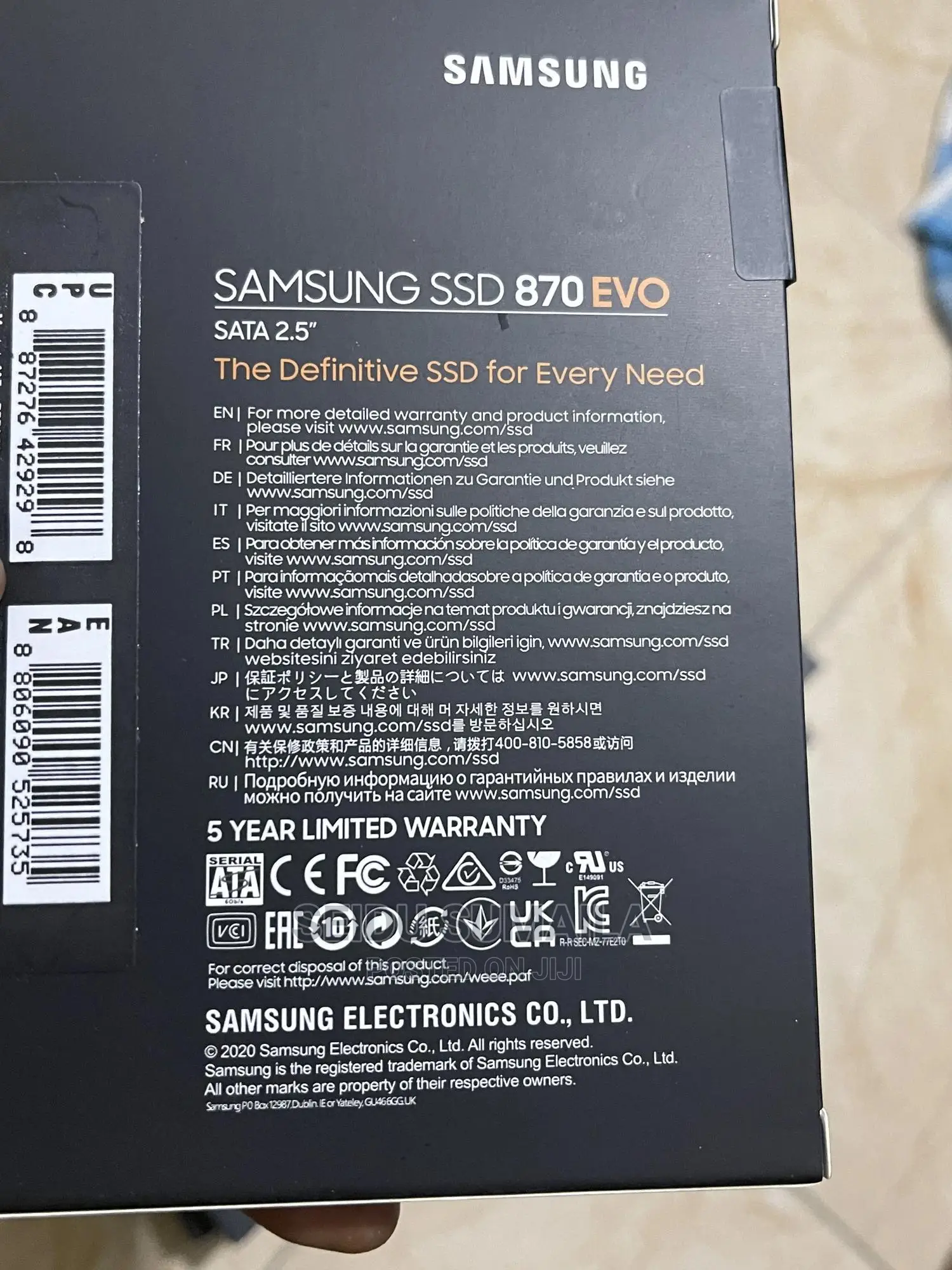 250 Gig Sata Ssd