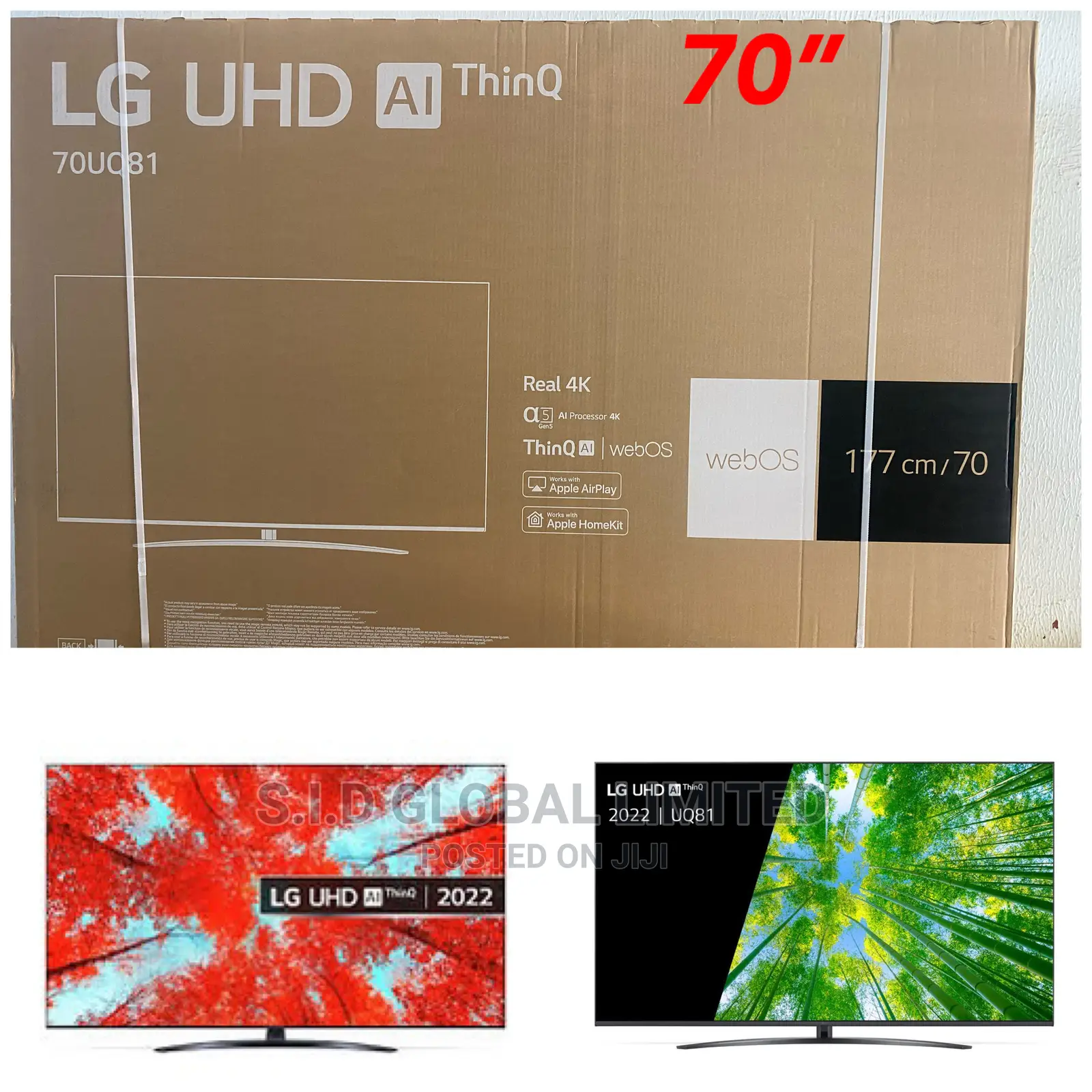 LG 70UQ81006 70" HD HDR Google Assistant Amazon Alexa