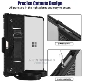 Microsoft Surface Pro X Rugged Protection Case Black