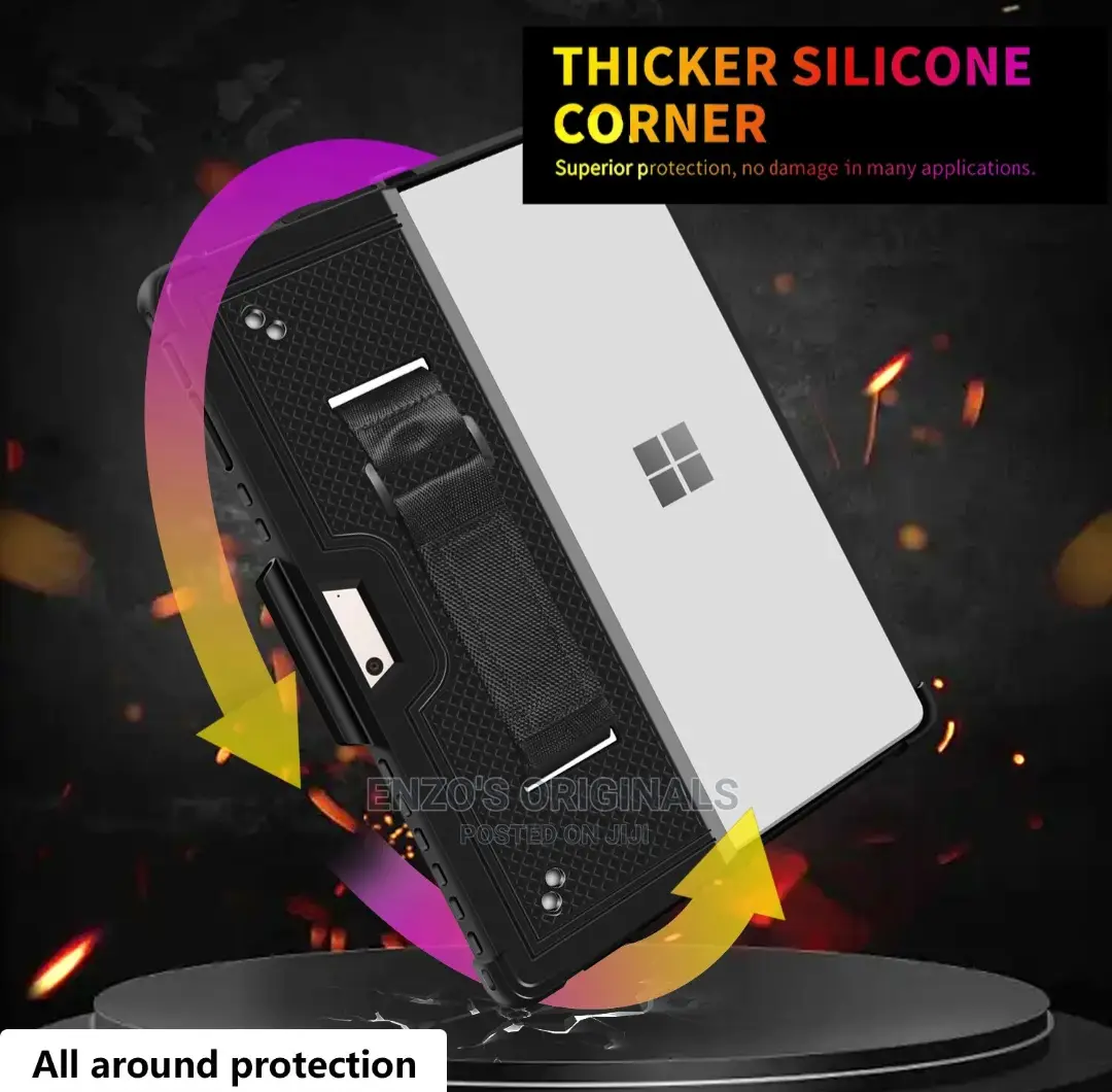 Microsoft Surface Pro X Rugged Protection Case Black