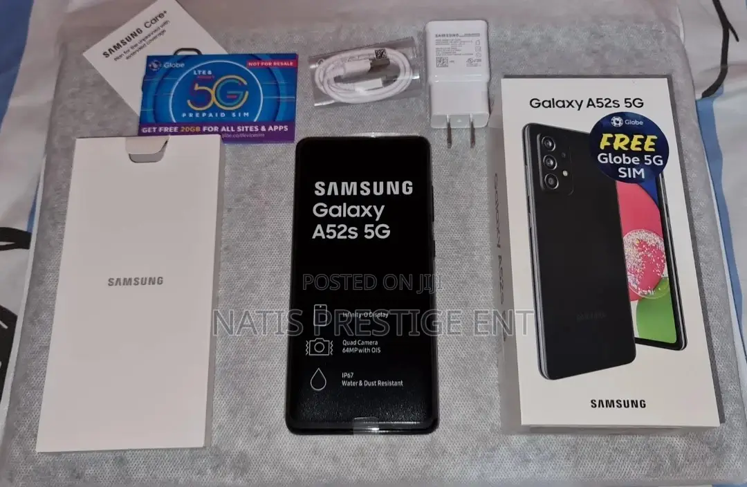 New Samsung Galaxy A52 5G 256 GB Black