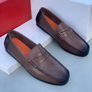 Brown Leather Loafers