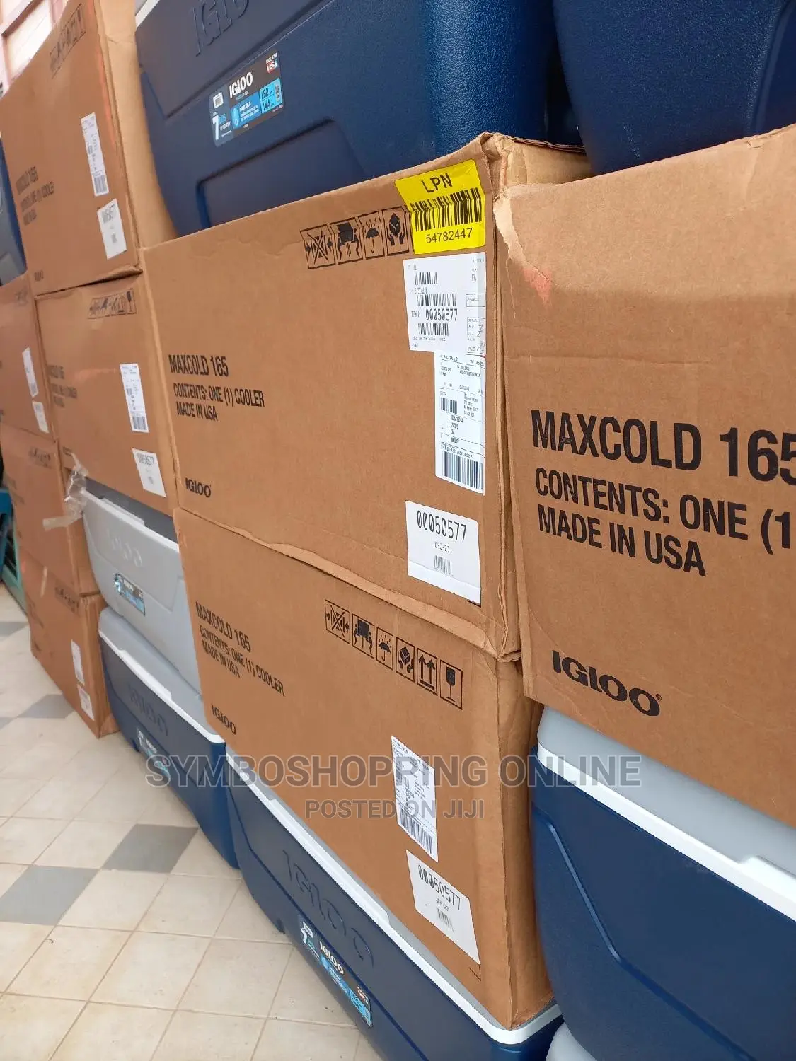 Igloo Cooler Maxcold Ice Chest 152 Quarts, 248 Can Capacity