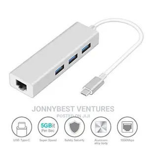 Type C to 3.0 Usb Hub With Ethernet Port