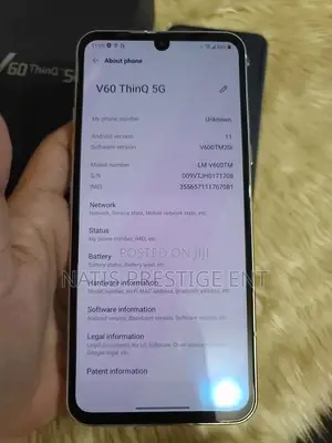 New LG V60 ThinQ 5G 128 GB Blue