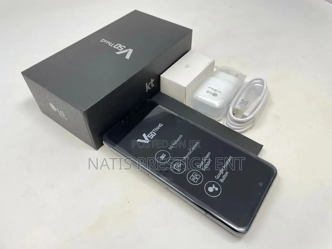 New LG V50 ThinQ 5G 128 GB Black