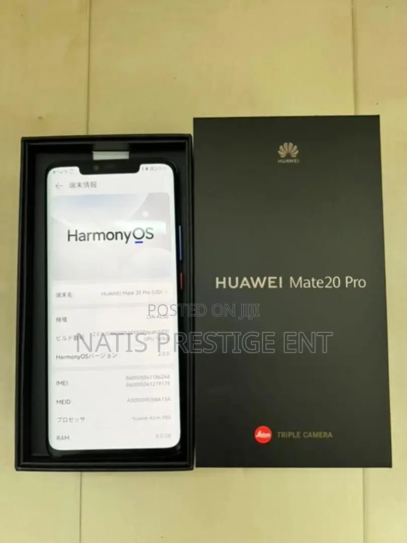New Huawei Mate 20 Pro Dual SIM 128 GB Black