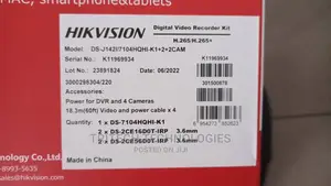 Hikvision Ds-J1421/7104hqh1-+2+2cam 4ch Complete KIT