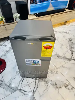 Authentic New Bruhm Table Top Fridge Single Door Grey