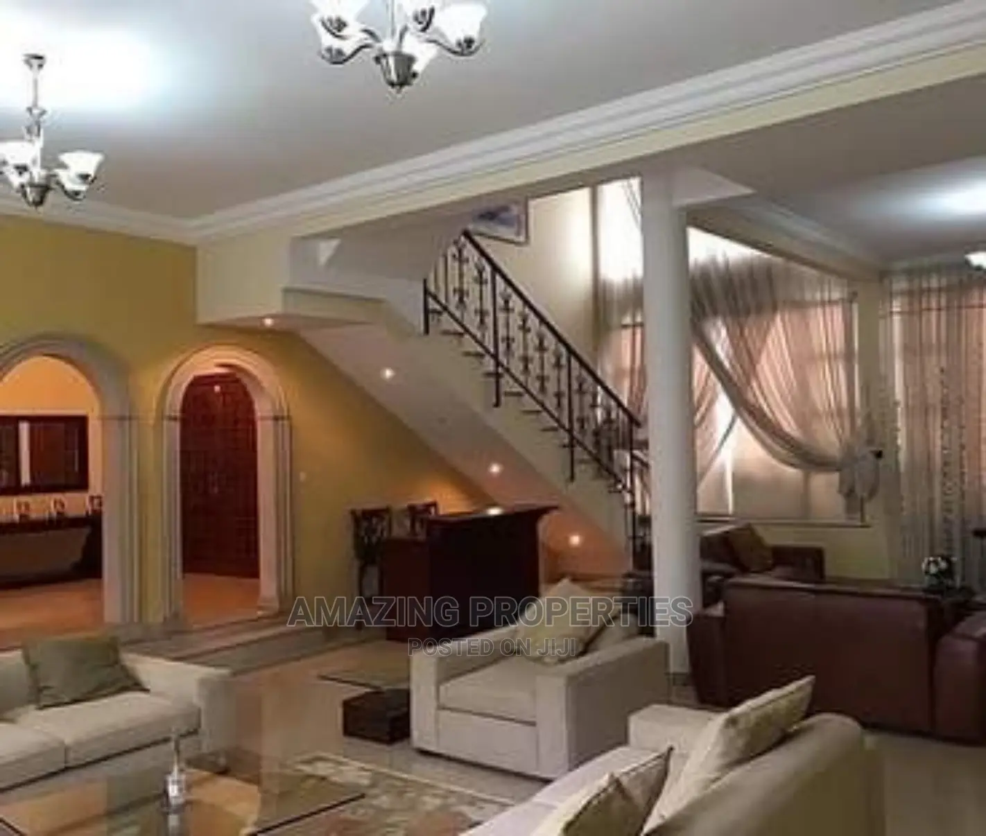 Furnished 4bdrm House in Adjiriganor for Rent