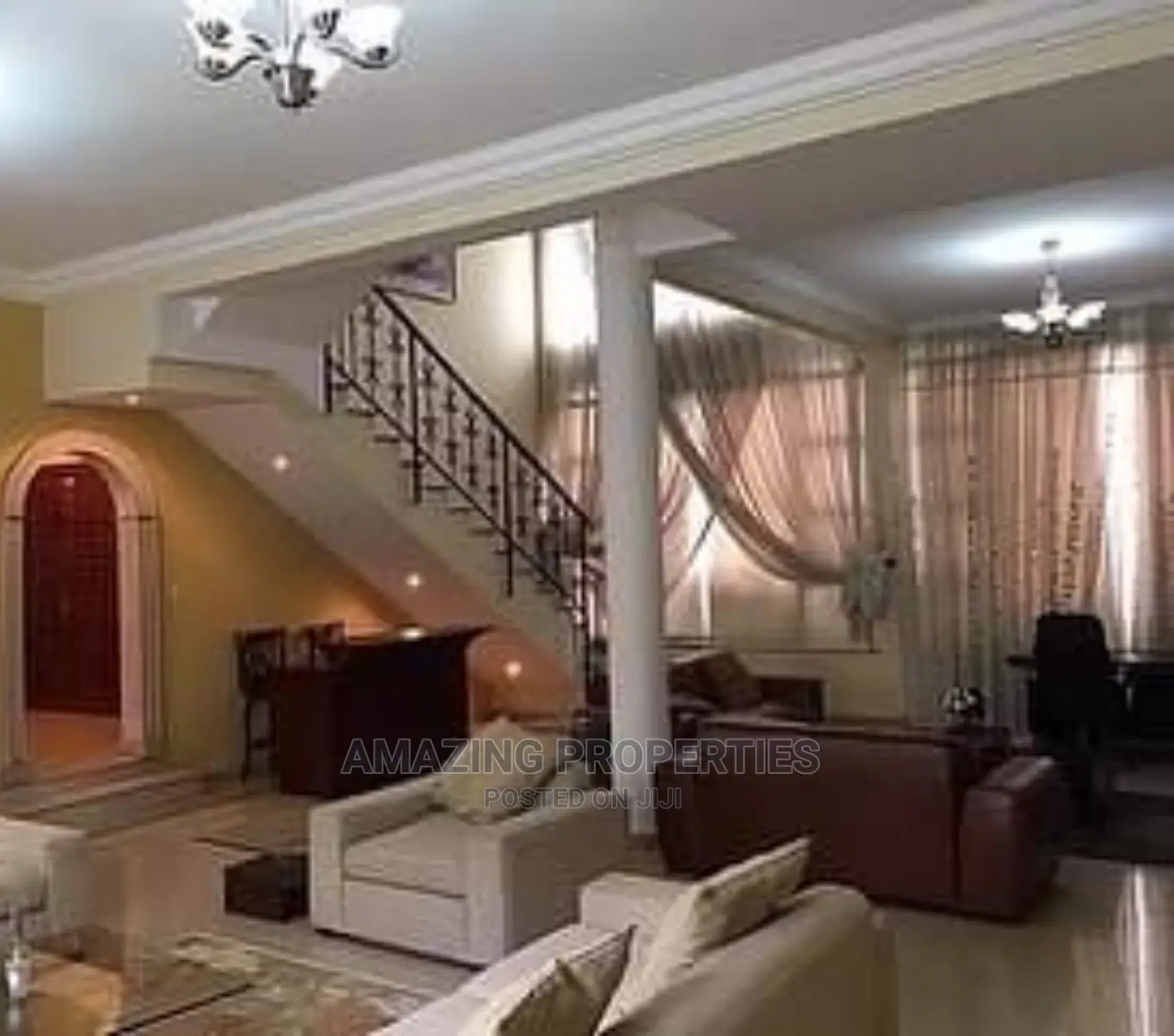 Furnished 4bdrm House in Adjiriganor for Rent