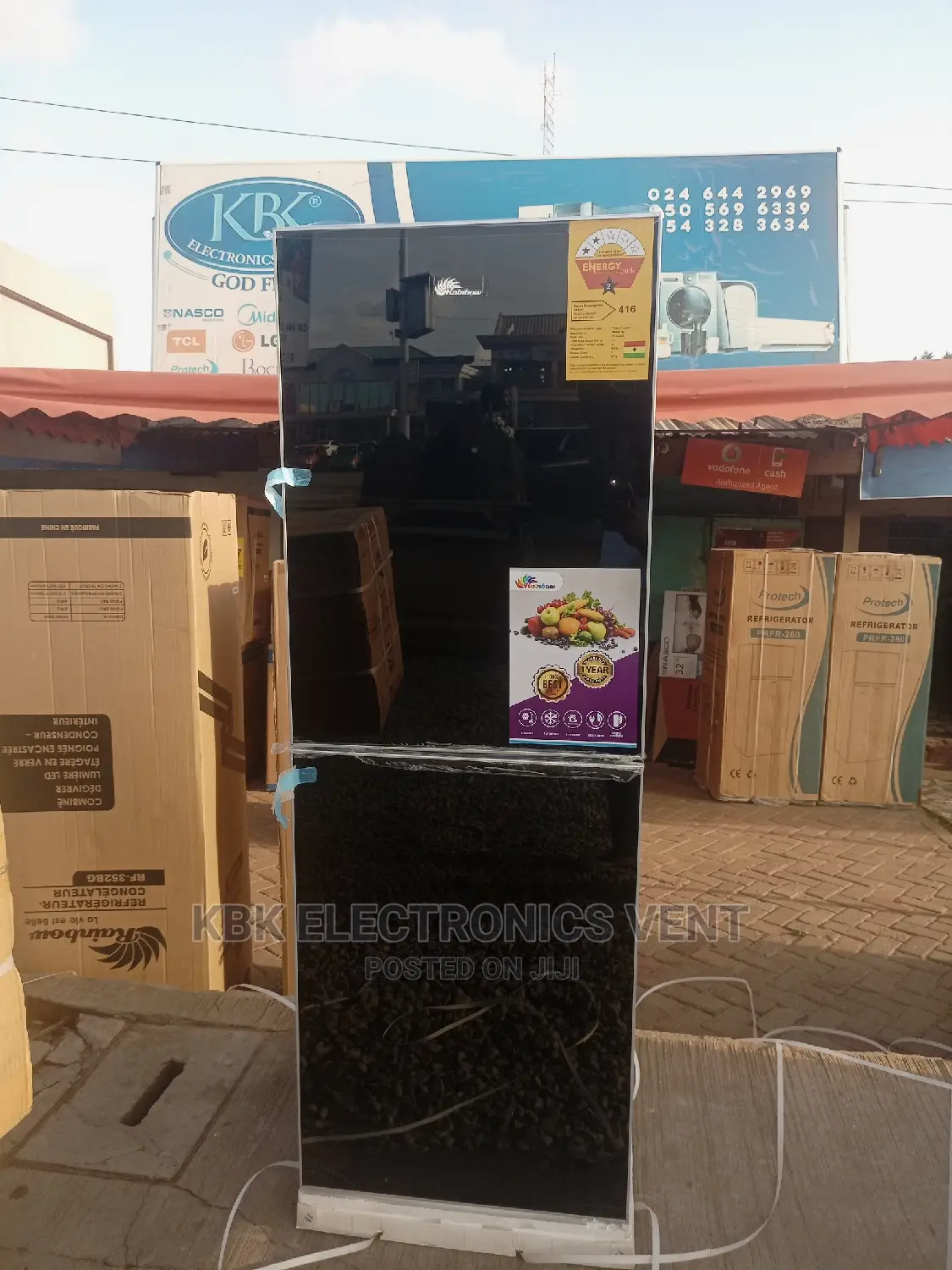 Rainbow 250ltr Premium Mirror Double Door Fridges