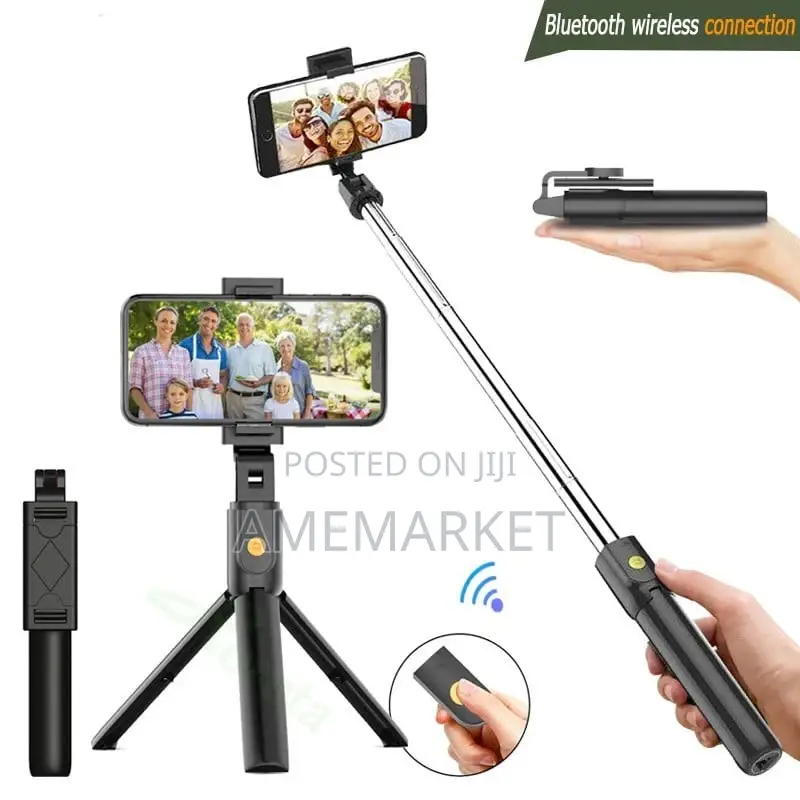 Quality Selfie Stick Bluetooth Remote. Phone Mini Gimbal