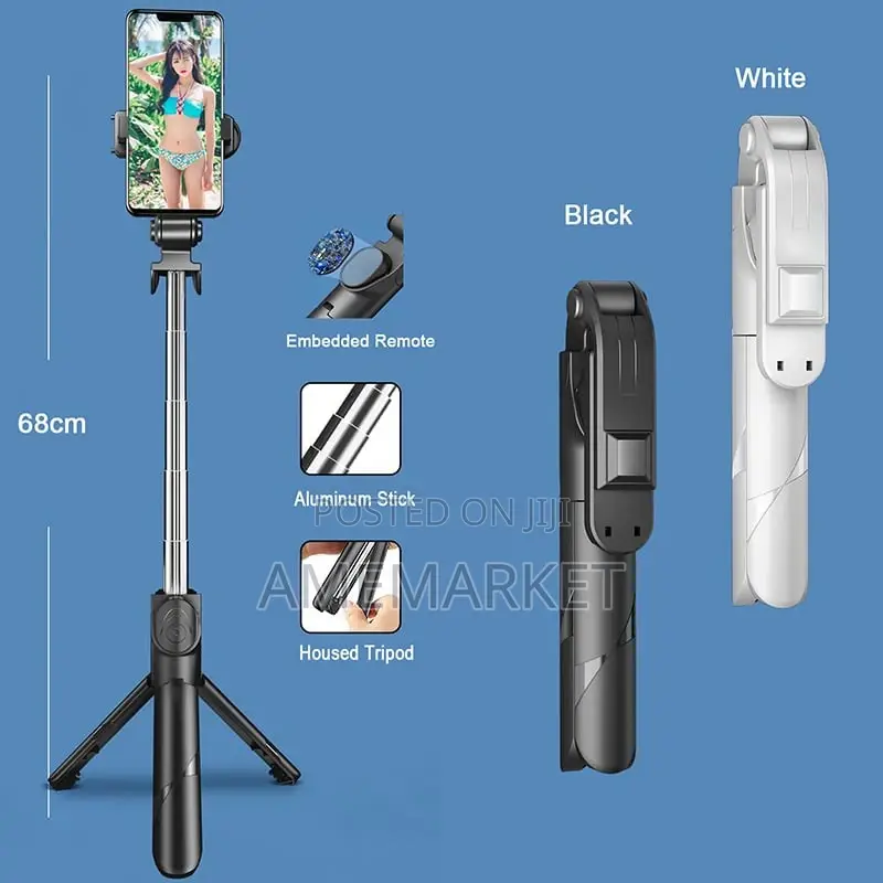 Quality Selfie Stick Bluetooth Remote. Phone Mini Gimbal
