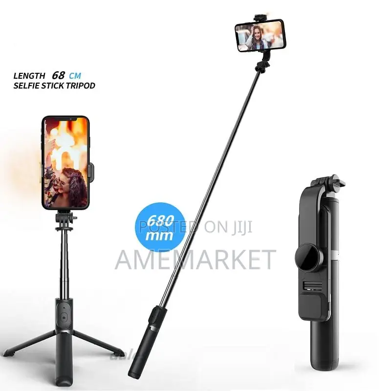 Quality Selfie Stick Bluetooth Remote. Phone Mini Gimbal
