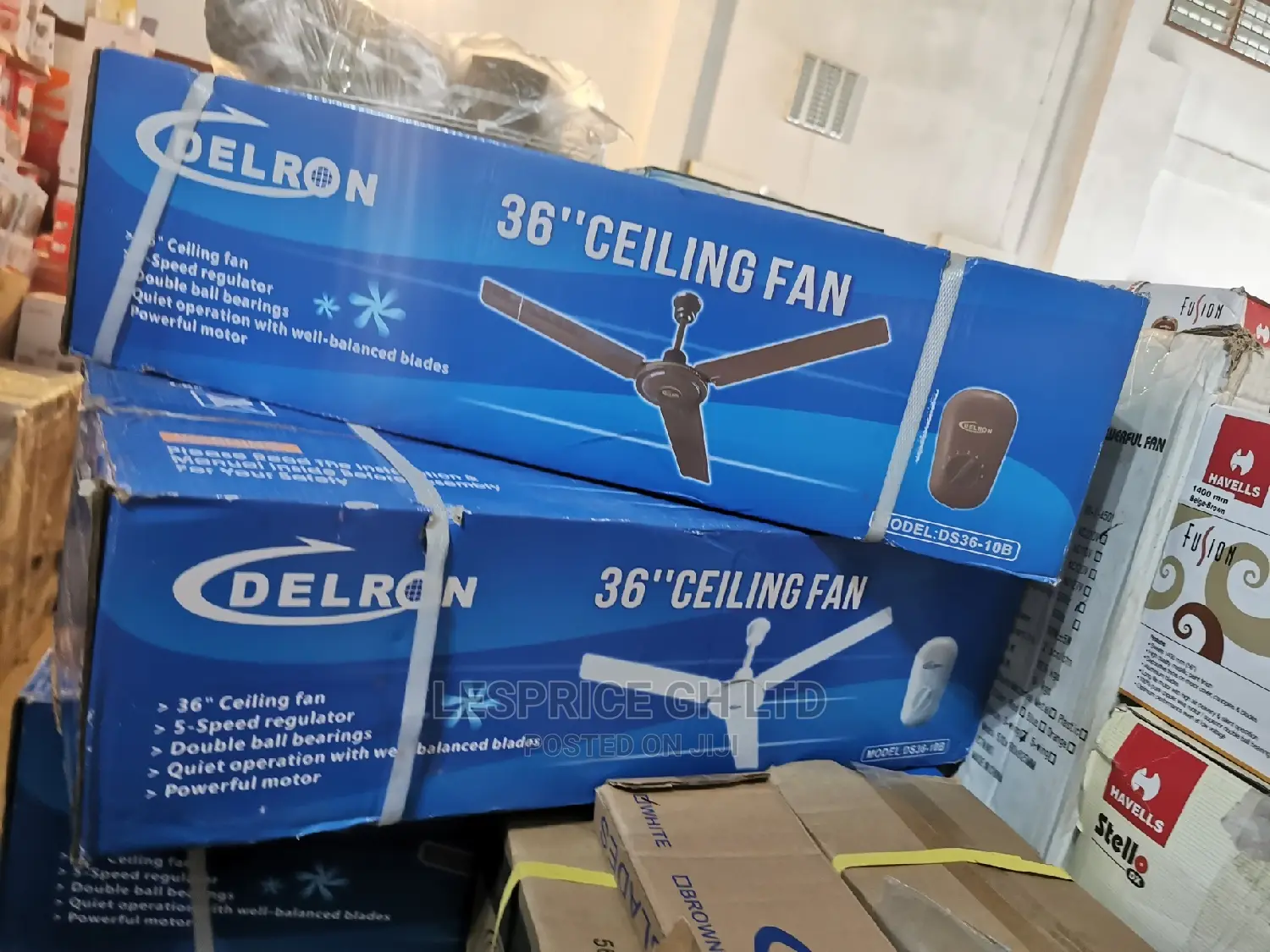 Exclusive Delron Ceiling Fan 36 "