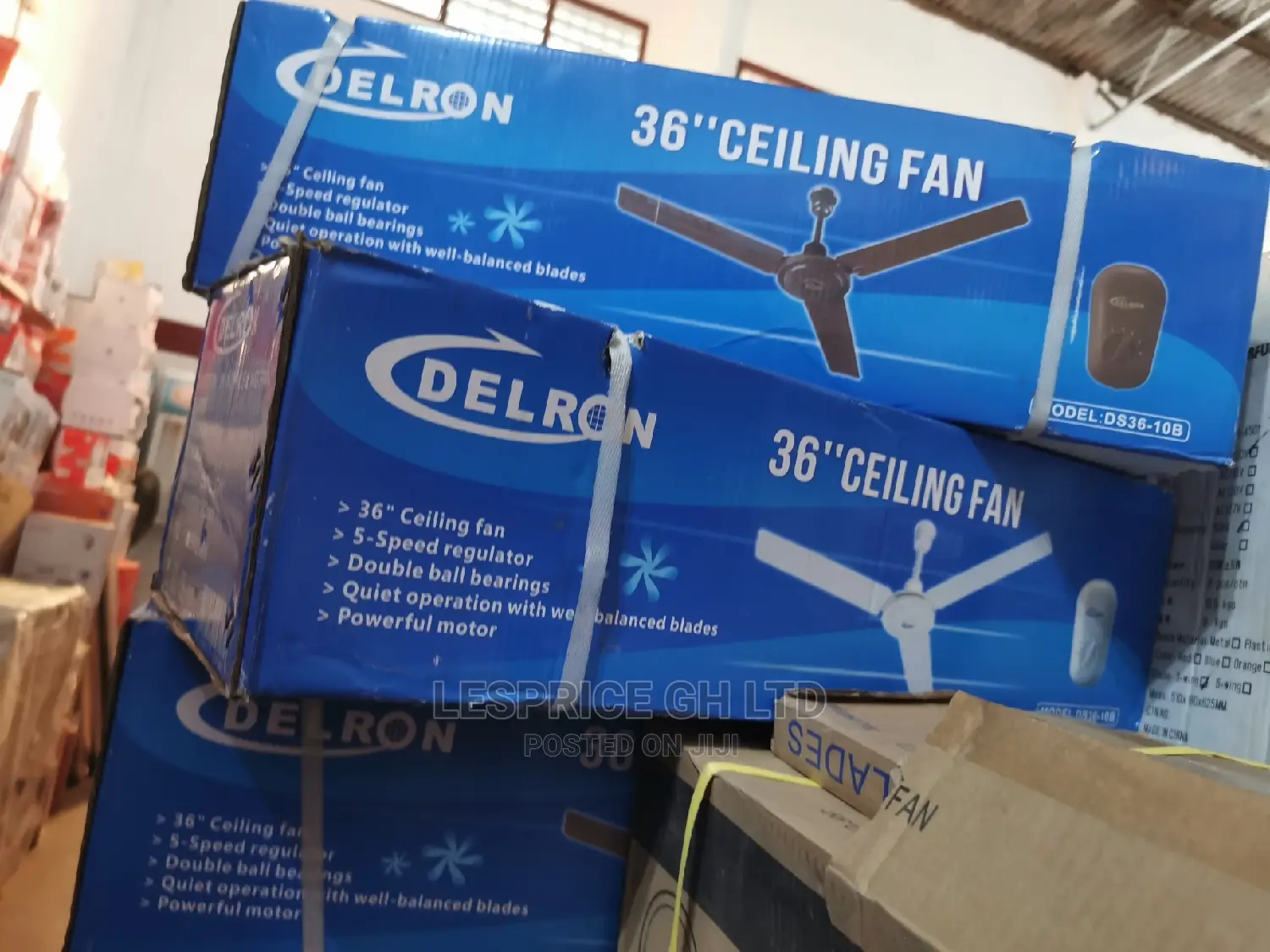 Super Awesome Delron Ceiling Fan 36 "