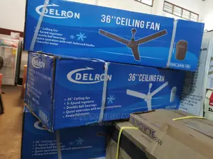 New in Box Delron Ceiling Fan 36 "