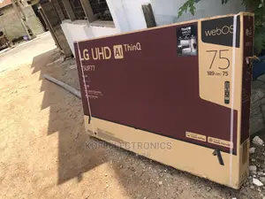 LG 75up7750 75" Uhd HDR Webos Smart Ai Thinq Frameless