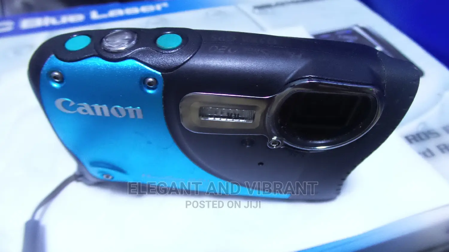 A Little Used Canon Waterproof Camera in Used Condition.