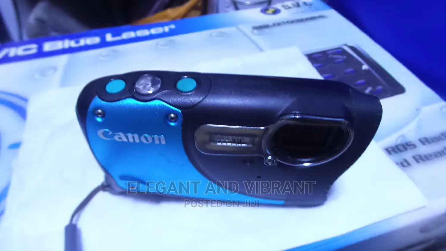 A Little Used Canon Waterproof Camera in Used Condition.