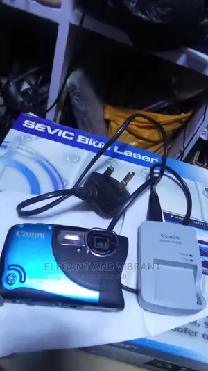 A Little Used Canon Waterproof Camera in Used Condition.