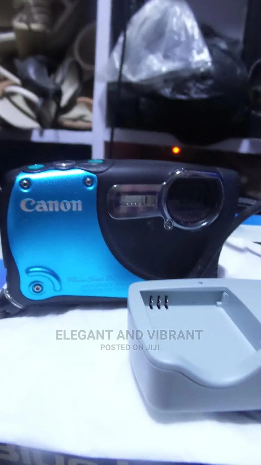 A Little Used Canon Waterproof Camera in Used Condition.