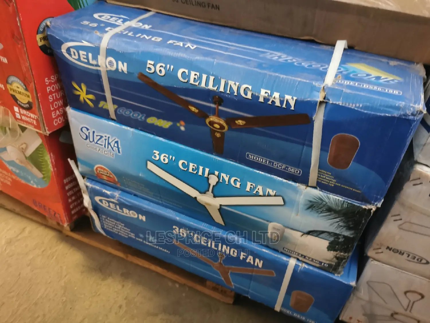 Super Cool Delron Ceiling Fan 56 "