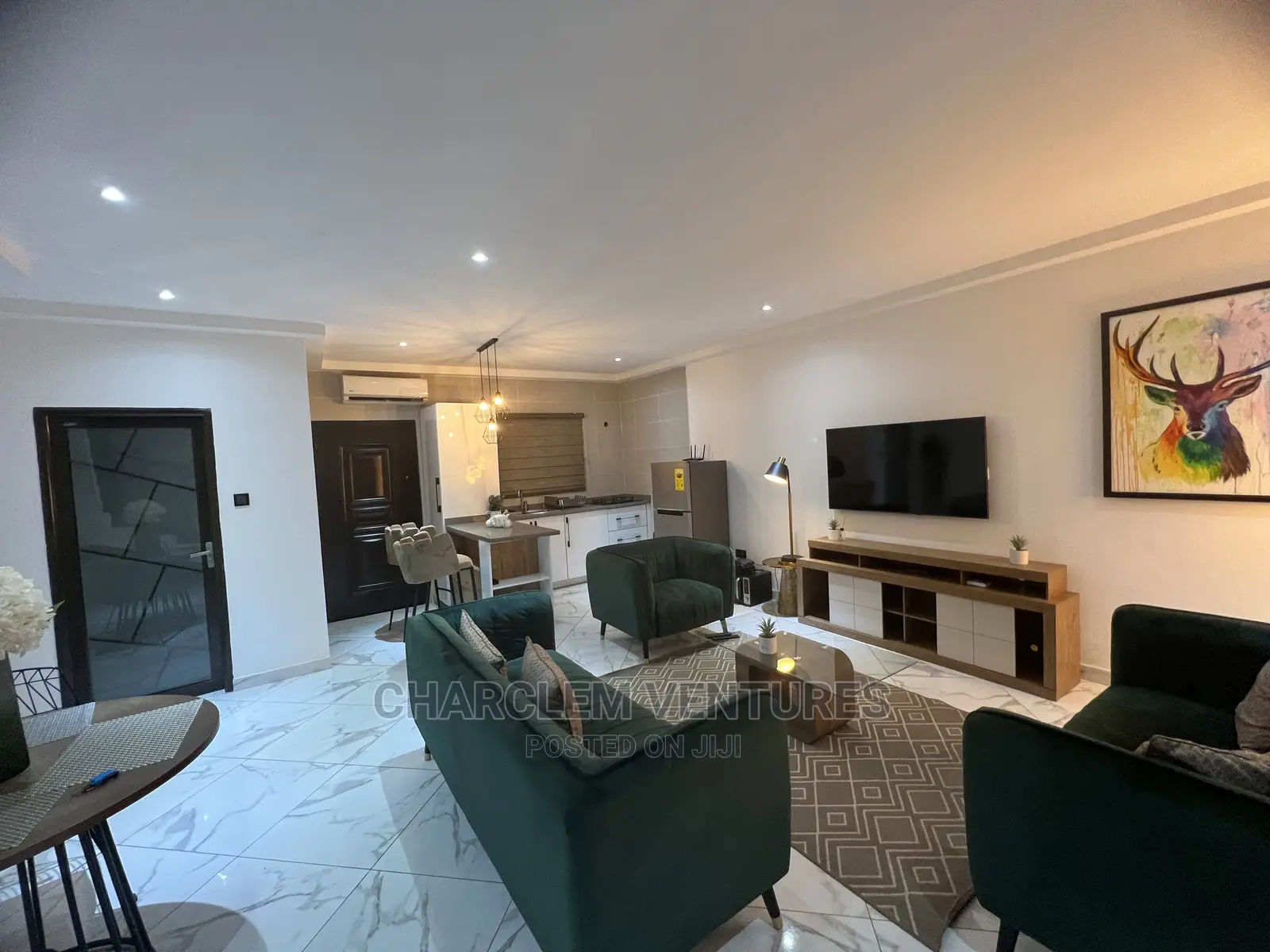 Furnished 2bdrm Apartment in Charclem Ventures, East Legon for Rent